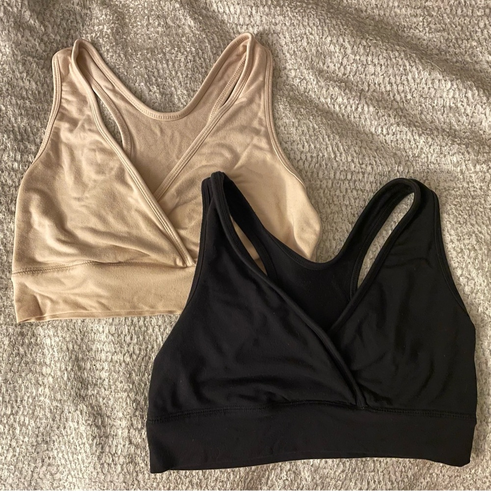 Kindred Bravely French Terry Racerback Nursing Bras Size Medium
